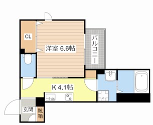 エアフォルク河原の物件間取画像